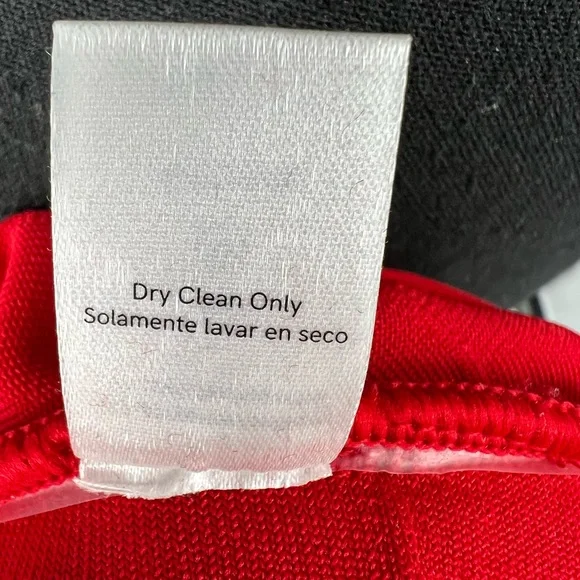 VENUS dramatic‎ Red Ruffle Bandage Bodycon Dress One Shoulder Sleeveless - Picture 13 of 13